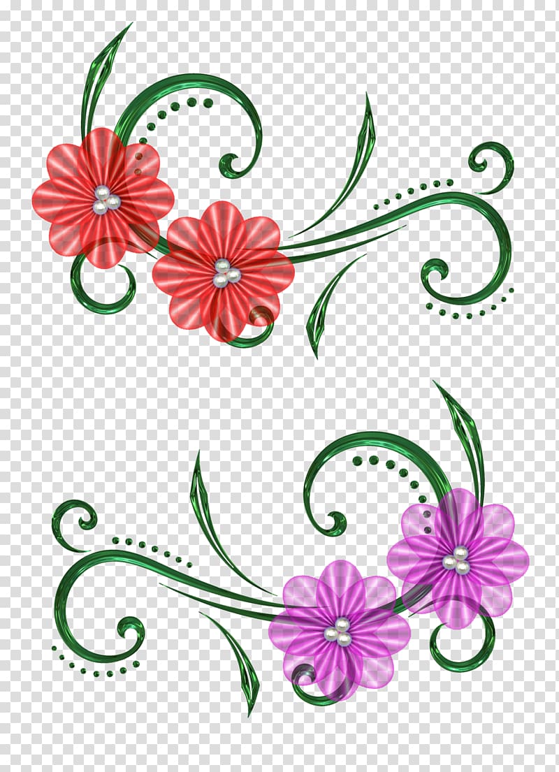 Scrapbooking Flower Embellishment Bead, flower transparent background PNG clipart
