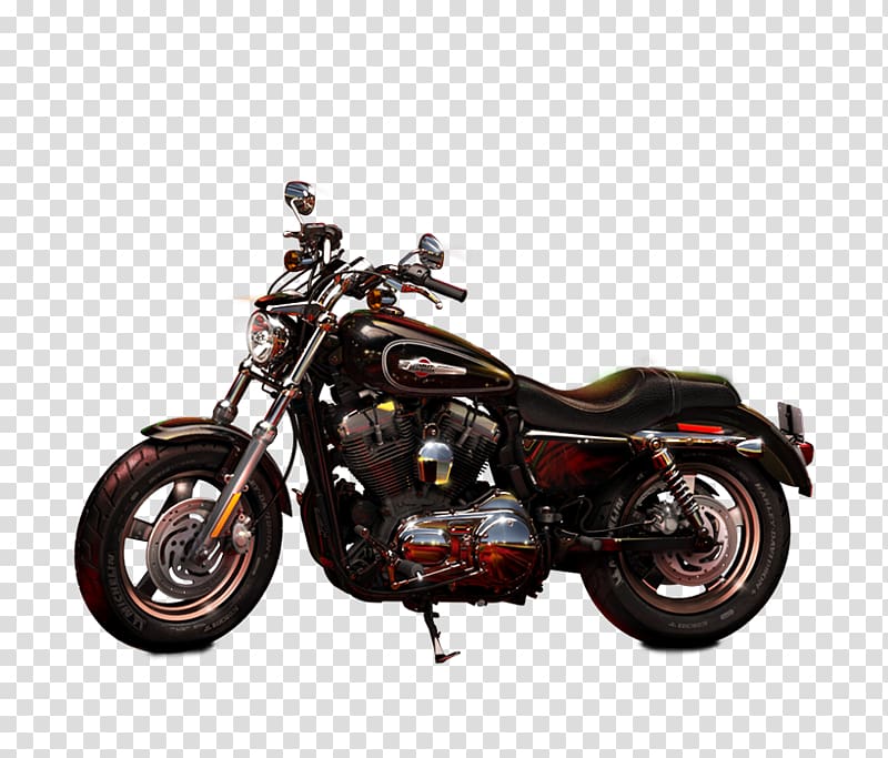 Harley-Davidson Sportster Custom motorcycle Harley-Davidson Super Glide, motorcycle transparent background PNG clipart