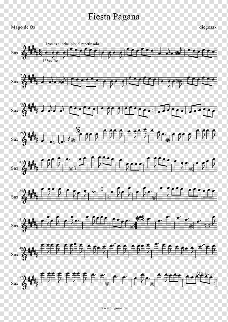 Sheet Music Violin Saxophone Clarinet, sheet music transparent background PNG clipart