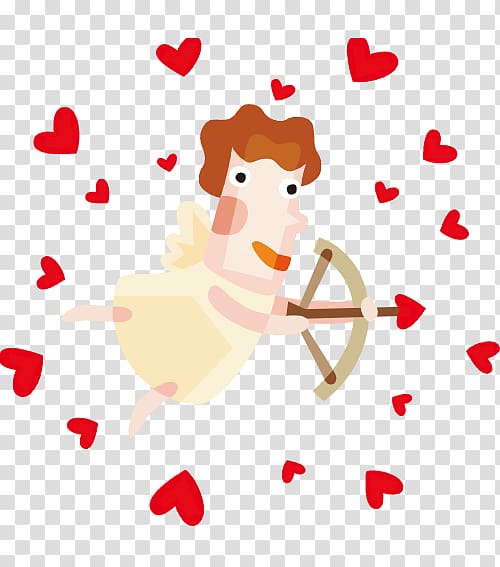 Cupid, cartoon villain Cupid transparent background PNG clipart