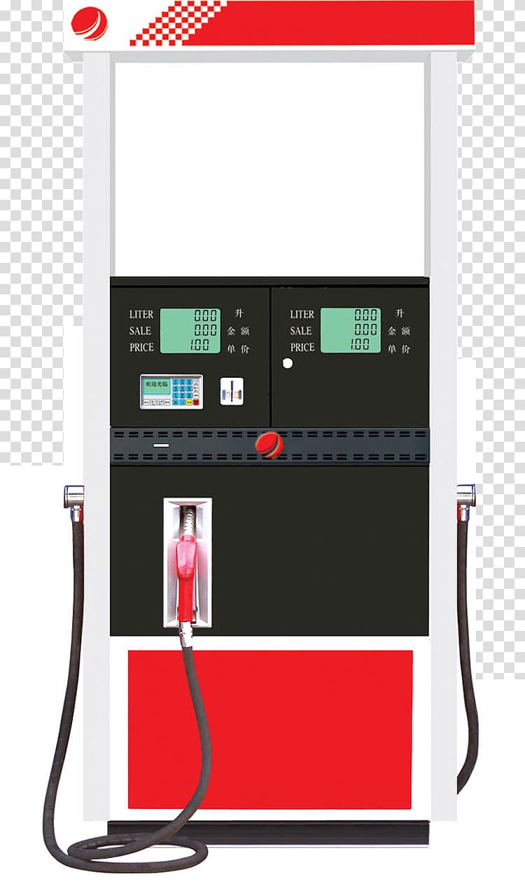 Filling station Fuel dispenser Pump Gasoline Digital signage, Accounting Machines transparent background PNG clipart