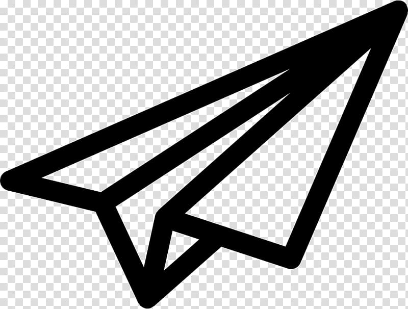 Airplane Paper plane Symbol , airplane transparent background PNG clipart