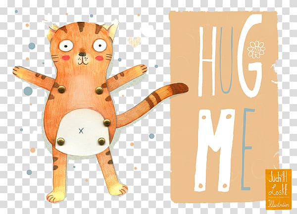Germany Drawing Poster Illustration, Hand drawn cute cat card transparent background PNG clipart