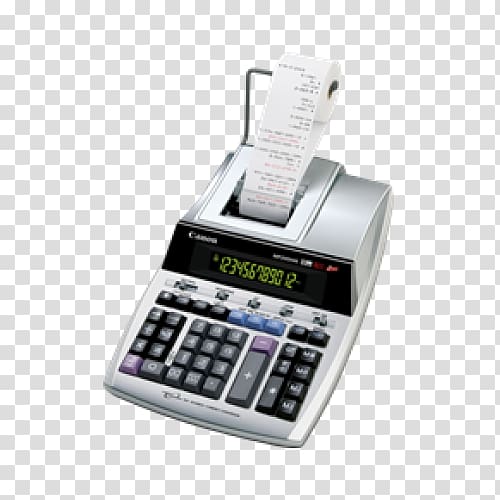 Canon Office Supplies Paper Calculator Printing, Typewriter transparent background PNG clipart