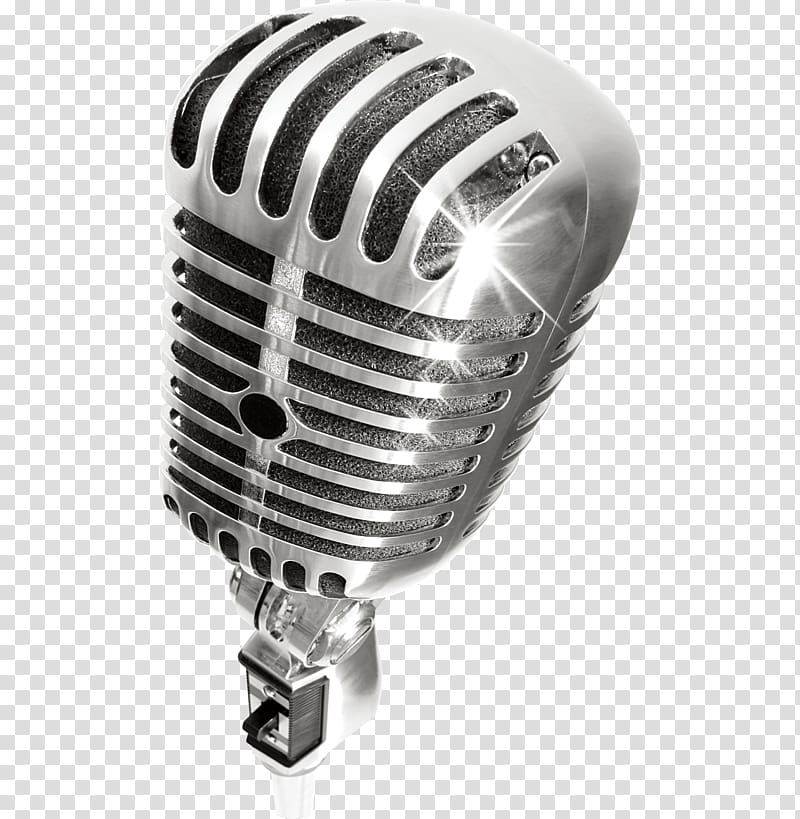 Microphone Recording studio Illustration, microphone transparent background PNG clipart