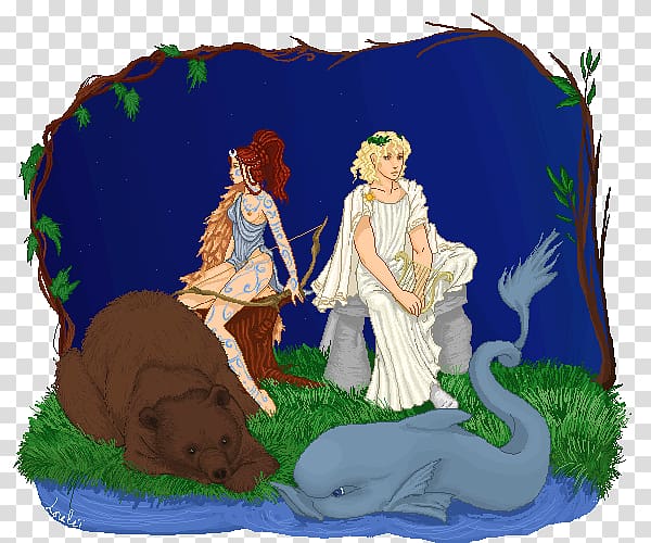 Artemis Apollo Twins in mythology Greek mythology, others transparent background PNG clipart