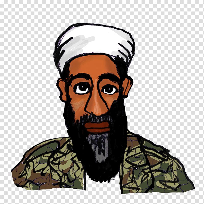 Osama bin Laden Cartoon United States , terrorist transparent background PNG clipart