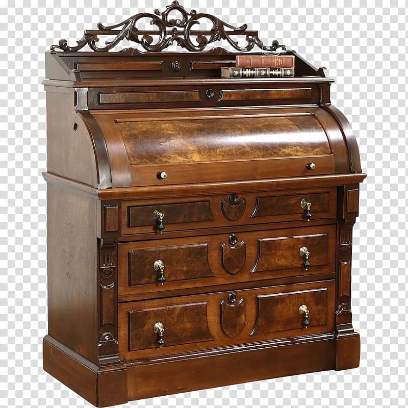 Chiffonier Drawer Brown Antique, antique transparent background PNG clipart