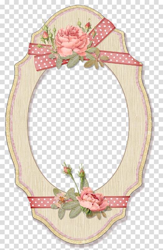 , Shabby Chic frame transparent background PNG clipart