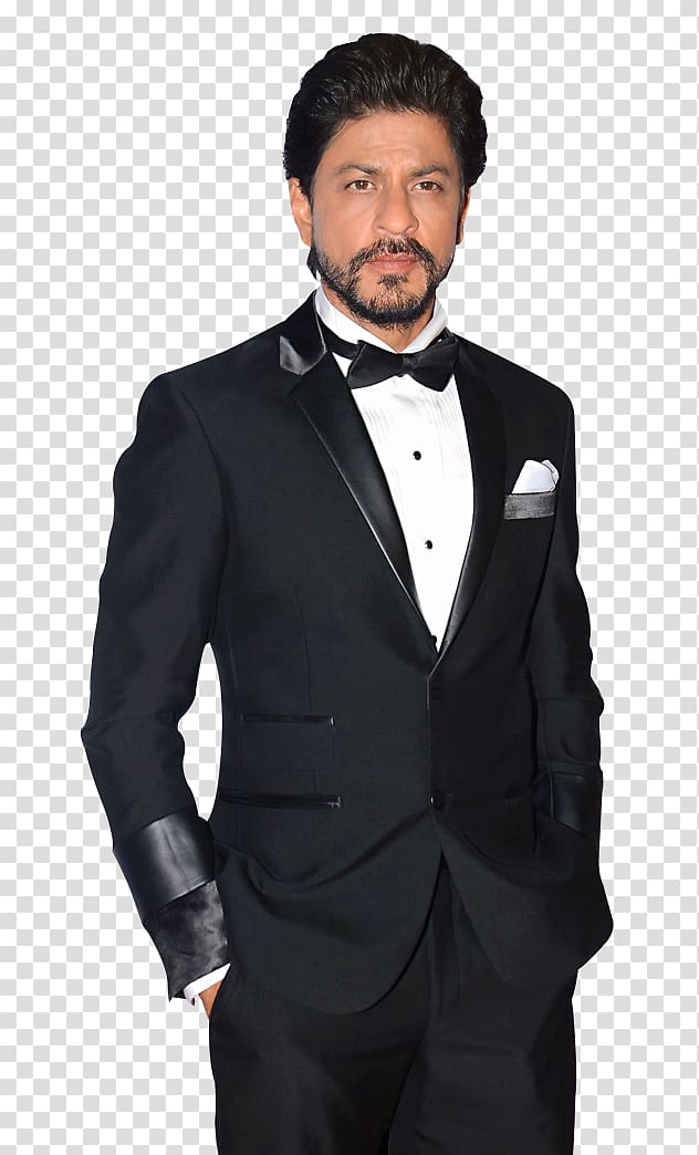 man in black notched lapel suit jacket, Shah Rukh Khan Don Palmistry Bollywood Hand, Shahrukh Khan transparent background PNG clipart