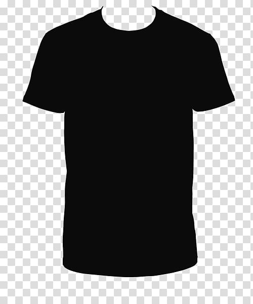 crew-neck t-shirt art, Tshirt Black transparent background PNG clipart
