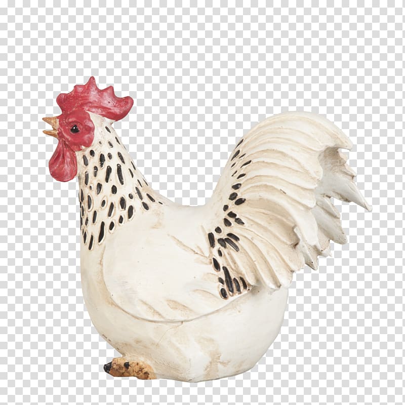 Chicken Polyresin Rooster Ceramic Material, chicken transparent background PNG clipart