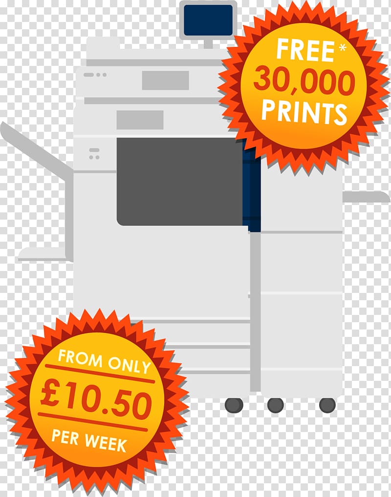 Multi-function printer Managed Print Services Equitrac Information, Summer sale poster transparent background PNG clipart