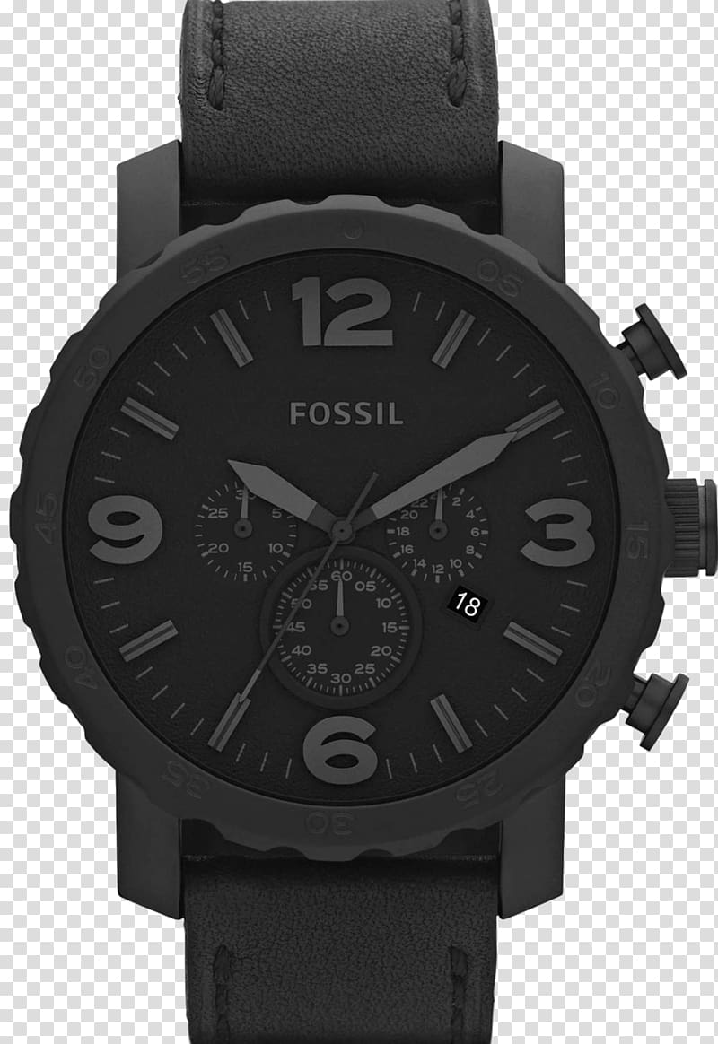 Fossil Men\'s Nate Chronograph Fossil Grant Chronograph Watch strap Watch strap, watch transparent background PNG clipart