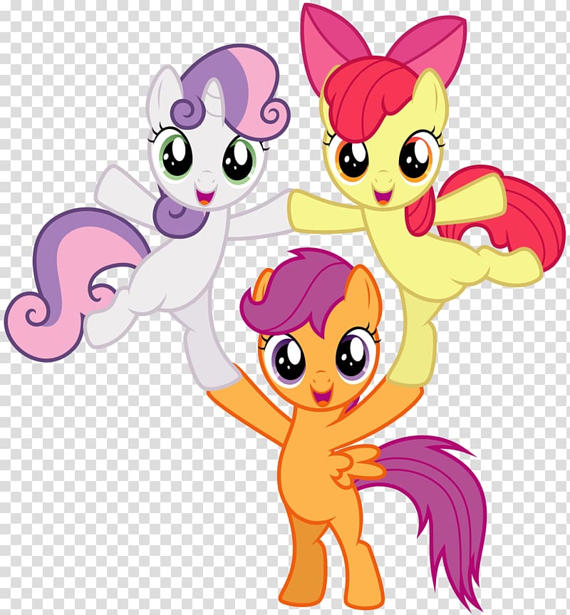 Pony Pinkie Pie Apple Bloom Sweetie Belle Twilight Sparkle, My little pony transparent background PNG clipart