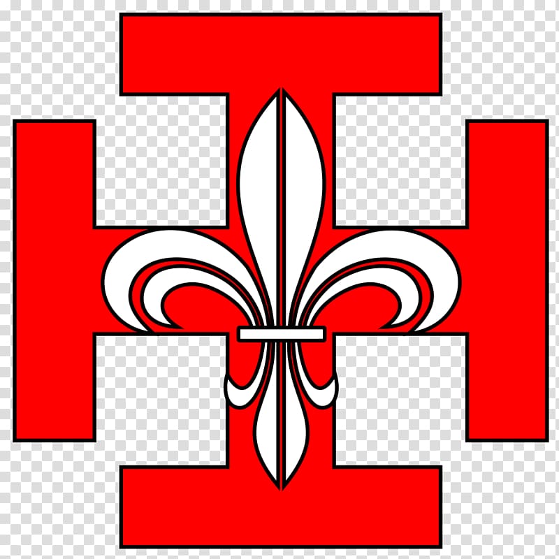 Cross potent Scouting World Scout Emblem, croix rouge transparent background PNG clipart