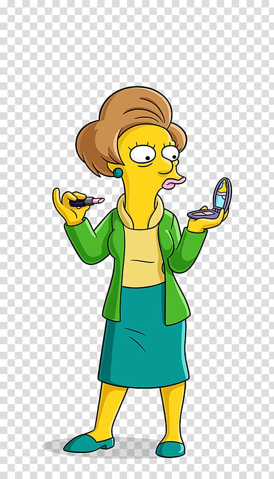 Edna Krabappel Bart Simpson Marge Simpson Homer Simpson Nelson Muntz, Character transparent background PNG clipart