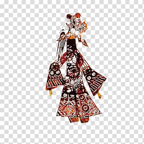 Shadow play Peking opera Chinese opera Silhouette, opera transparent background PNG clipart