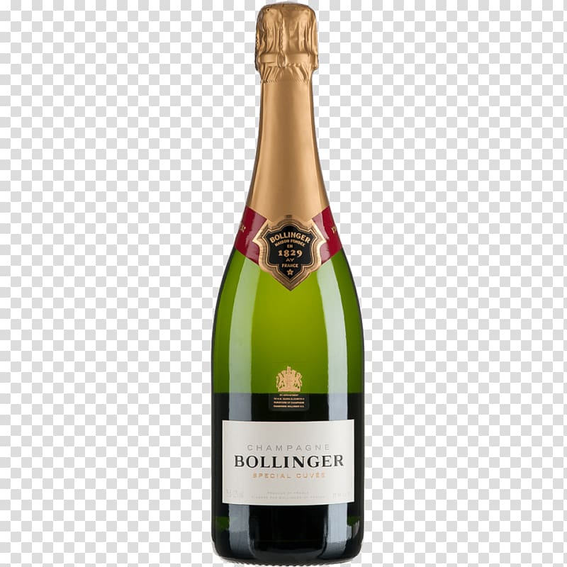 Bollinger champagne bottle, Bollinger Spécial Cuvée transparent background PNG clipart