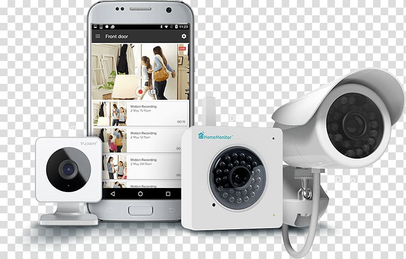 Wireless security camera Closed-circuit television IP camera Video Cameras, Camera transparent background PNG clipart