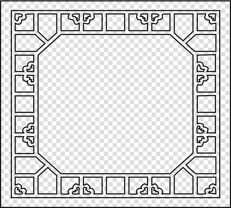 frame Icon, Honorable black frame transparent background PNG clipart