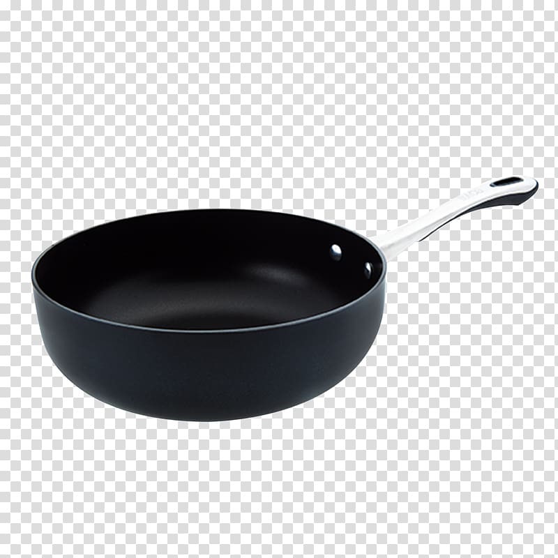 Cookware Frying pan Kitchenware Wok Non-stick surface, frying pan transparent background PNG clipart
