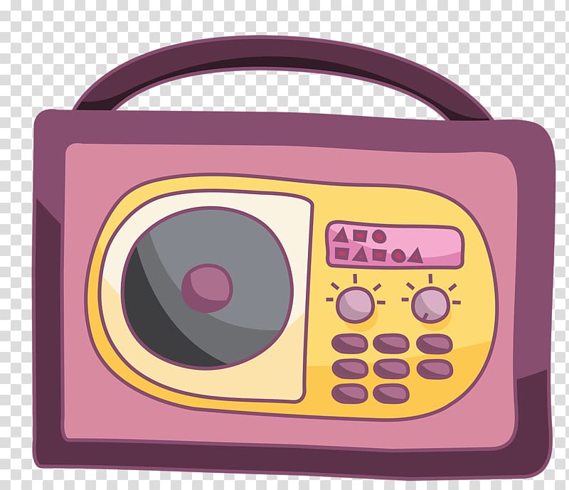 Microphone Broadcasting Radio, Vintage Radio transparent background PNG clipart