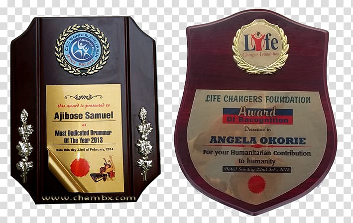 Commemorative plaque Award Nigeria Trophy Medal, wooden plaques transparent background PNG clipart