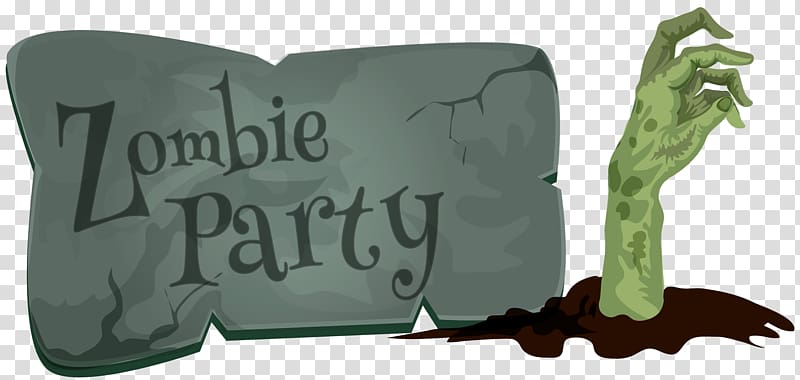 Zombie Party , Halloween Zombie Party transparent background PNG clipart