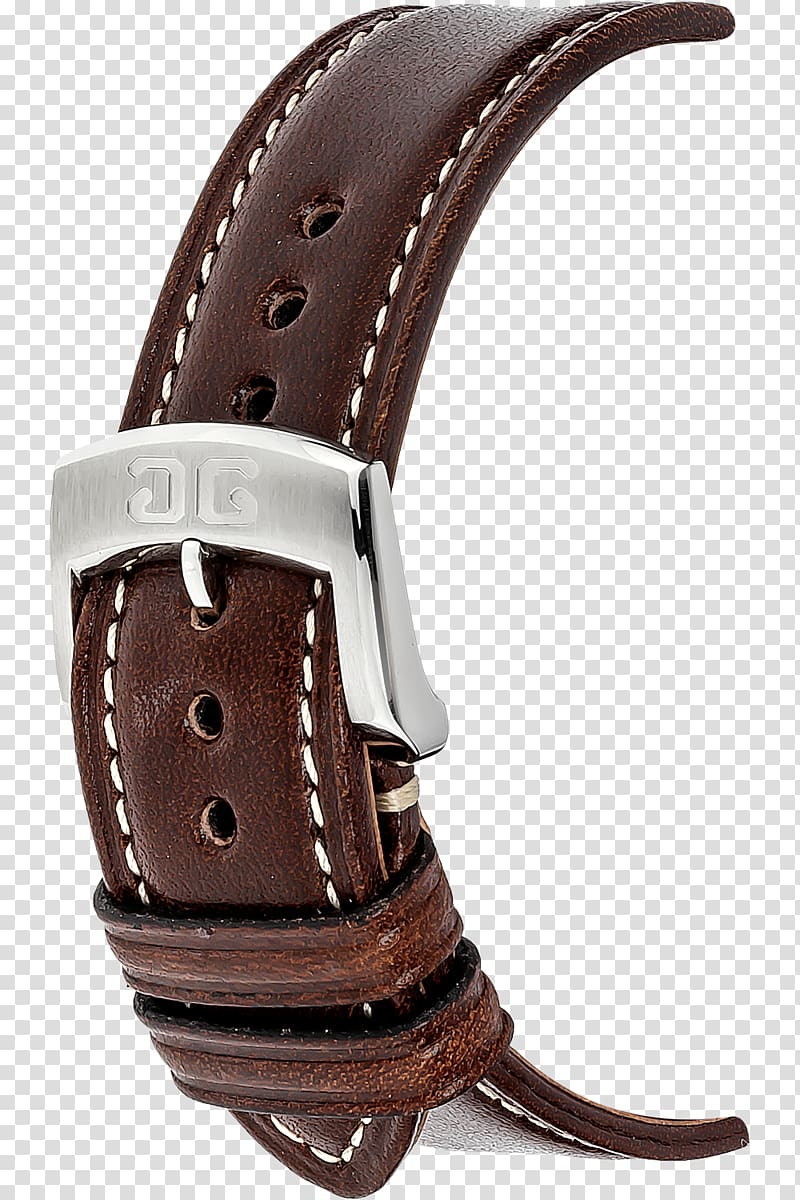Watch strap Leather Belt Buckles, belt transparent background PNG clipart