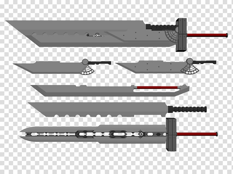 Tsurugi Sword replica Weapon Final Fantasy VII, Sword transparent background PNG clipart