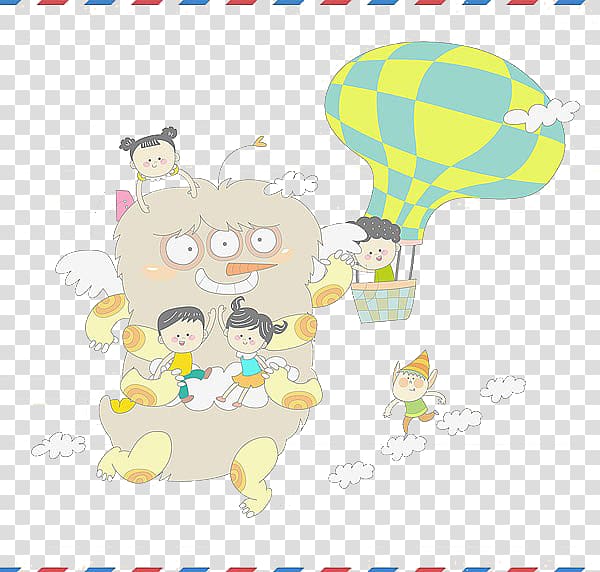 Balloon Child , The children are playing transparent background PNG clipart