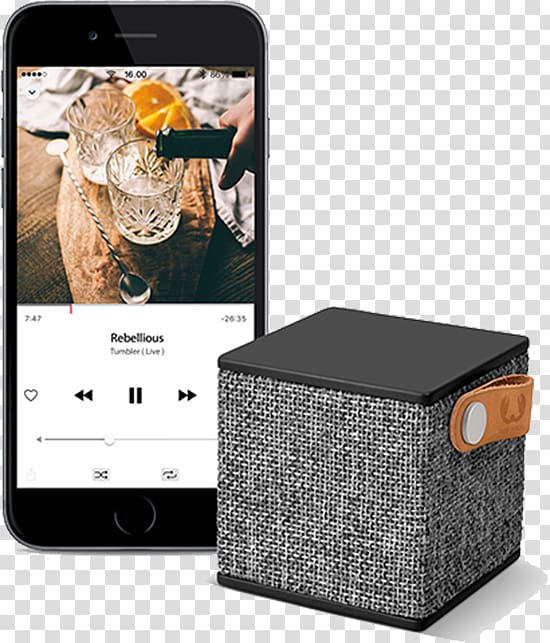 Fresh 'n Rebel Rockbox Cube Fresh 'n Rebel Rockbox Brick Loudspeaker Wireless speaker Laptop, Laptop transparent background PNG clipart