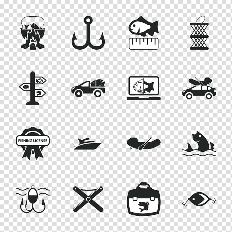 Angling Logo Icon, Fishing icon design transparent background PNG clipart
