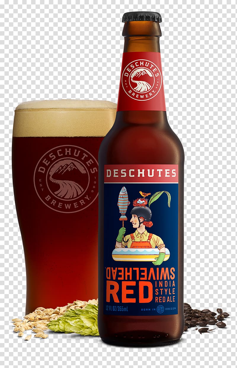 Deschutes Brewery Irish red ale Beer India pale ale, beer transparent background PNG clipart