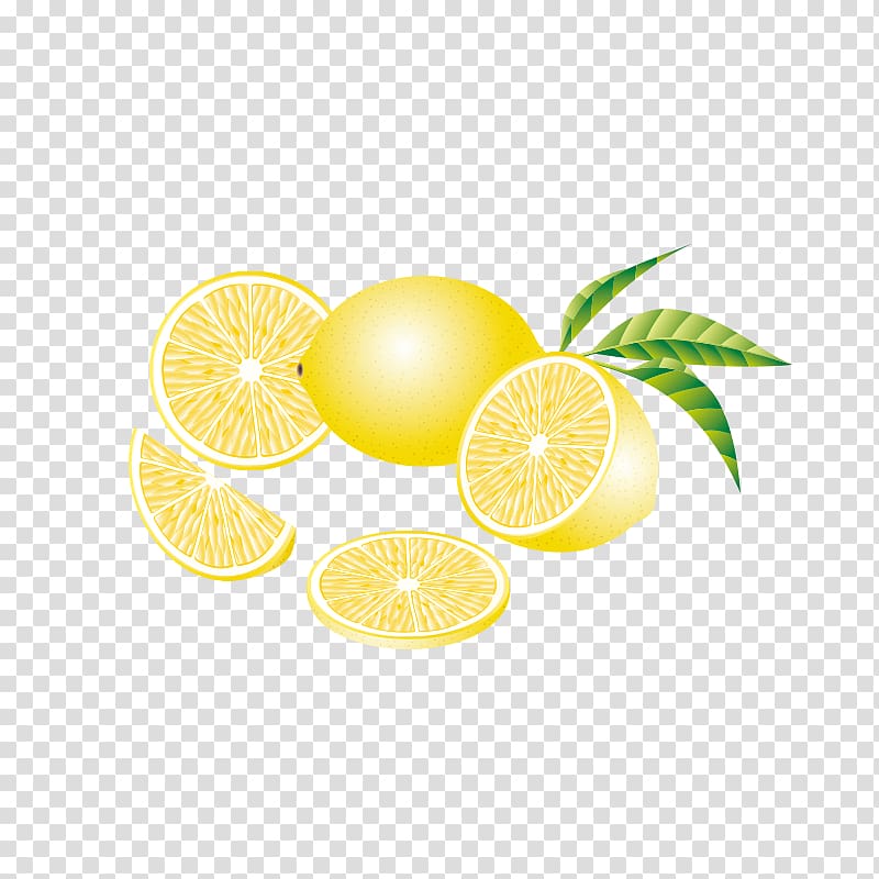 Lemon Pomelo Grapefruit, Hand-painted lemon transparent background PNG clipart