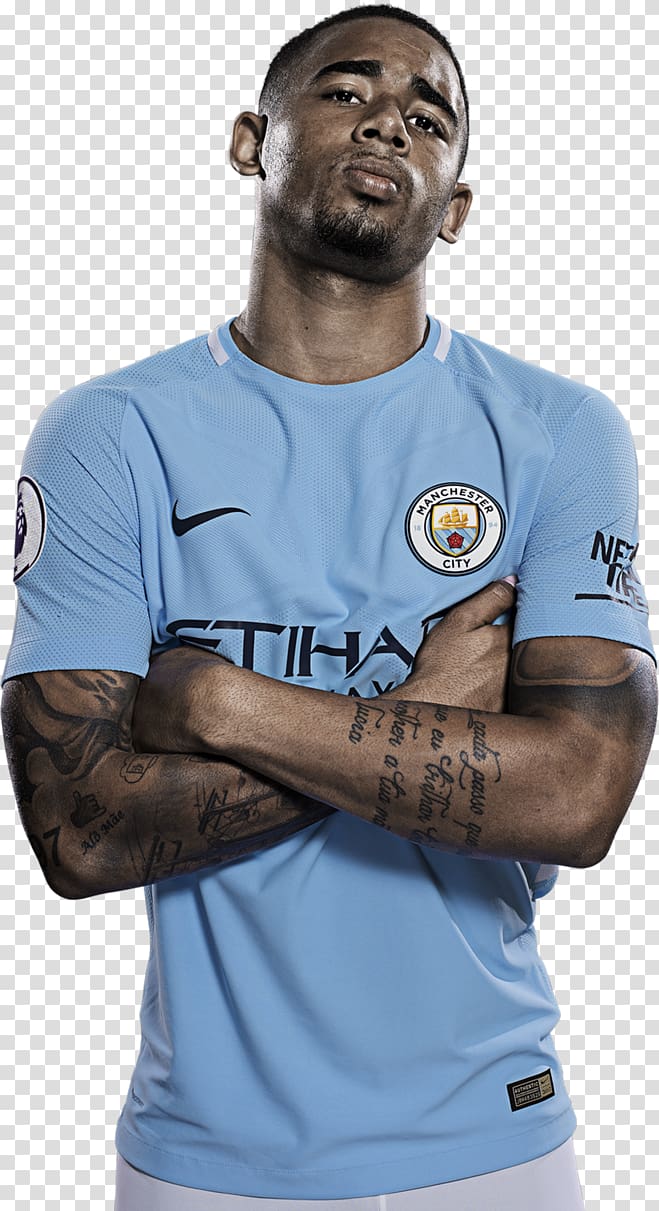 Gabriel Jesus Manchester City F.C. Rendering Jersey, others transparent background PNG clipart