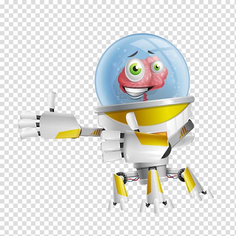 Robot Cartoon Animation, Cartoon robots welcome transparent background PNG clipart