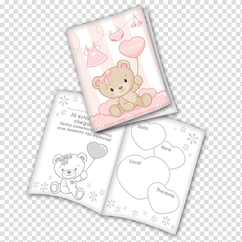 Paper Baby shower Infant Party Convite, party transparent background PNG clipart