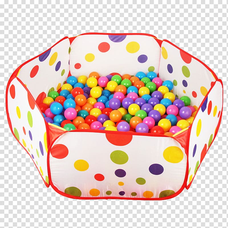 Ball pit Child Toy Play, Boxes and balls transparent background PNG clipart