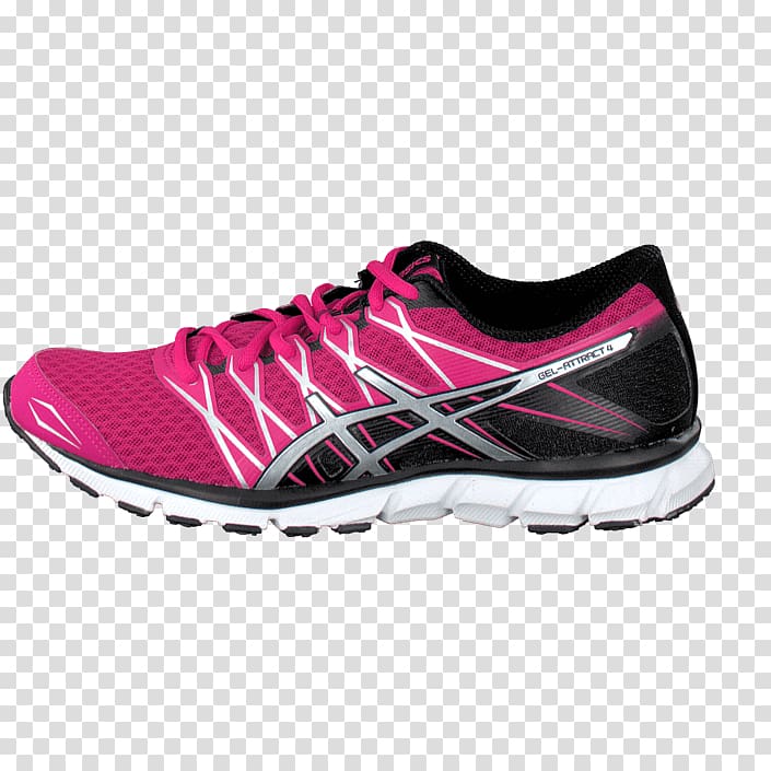 Asics, GEL-ATTRACT Sneakers Shoe Track spikes, vibrant flame transparent background PNG clipart