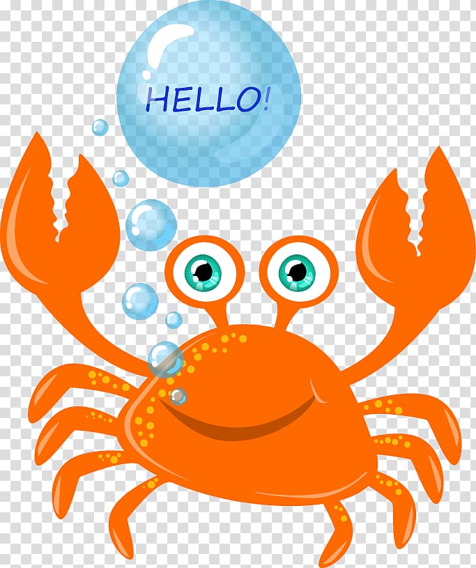 Crab Euclidean Illustration, crab transparent background PNG clipart