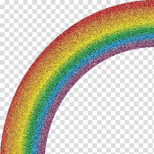 rainbow illustration, Glitter Rainbow , Glitter transparent background PNG clipart