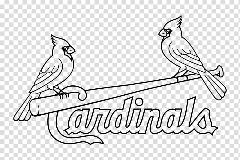 Bird Line Art, St Louis Cardinals, Palm Beach Cardinals, Logo