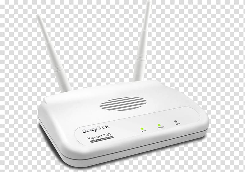 Wireless Access Points IEEE 802.11n-2009 DrayTek DSL modem Power over Ethernet, lans transparent background PNG clipart