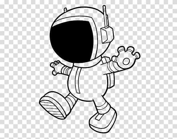 Drawing Astronaut Space Coloring book, astronaut transparent background PNG clipart