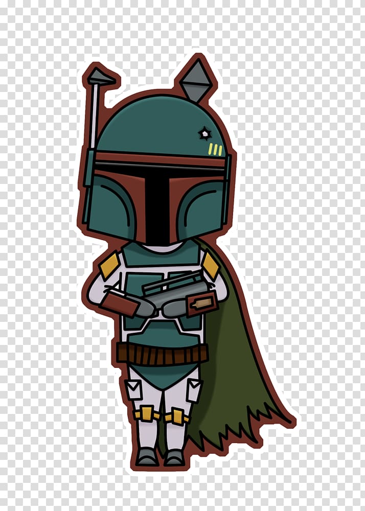 Boba Fett Jango Fett Yoda Chibi Anakin Skywalker, Chibi transparent background PNG clipart