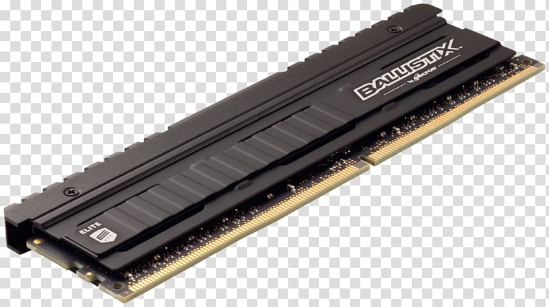 DDR4 SDRAM DIMM Registered memory Crucial Technology, others transparent background PNG clipart