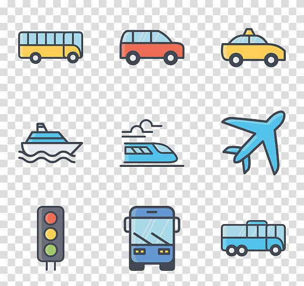 Car Computer Icons Bus Train Rail transport, cruise transparent background PNG clipart