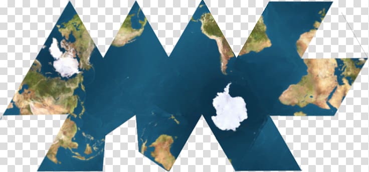 Dymaxion map World map Map projection, paper projection transparent background PNG clipart